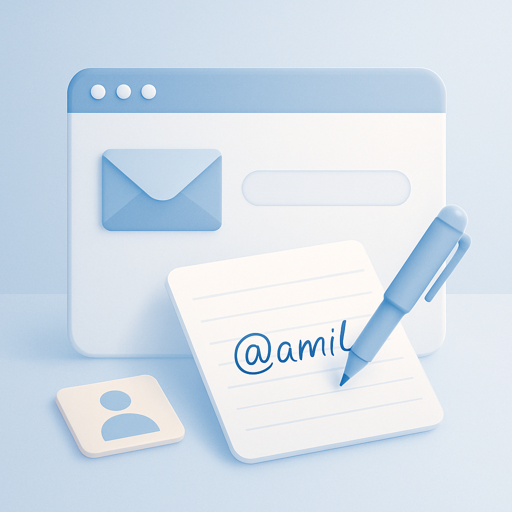 hoe schrijf je email adres