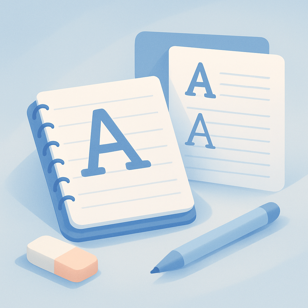 hoofdletters oefenen